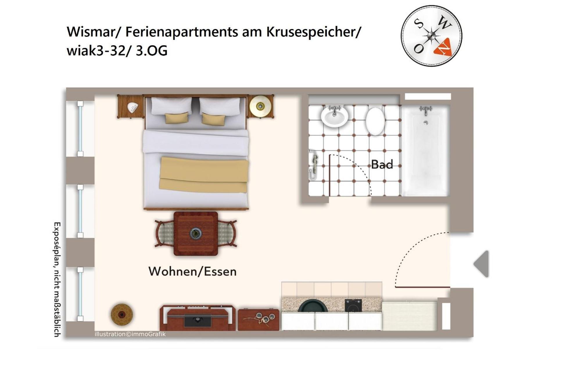Ferienapartments Am Krusespeicher Ferienapartments Am Krusespeicher 3-32 วิสมาร์ ภายนอก รูปภาพ